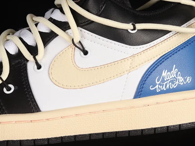 All categories Air Jordan Jordan series basketball shoes Air Jordan 1 Low Z version Air Jordan 1 Low AJ1 Joe 1 customized version Vibe flavor deconstruction Sports culture basketball shoes 553558-062